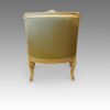 French decorated salon chair rear