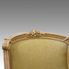 French decorated salon chair toprail