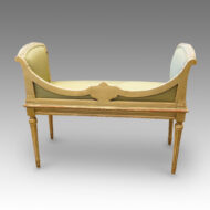 French decorated window seat rear