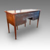 Georgian serpentine mahogany inlaid sideboard rear