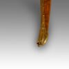 Victorian serpentine inlaid walnut card table toe mount