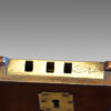 Victorian teak campaign chest lock