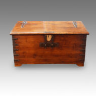 Antique Colonial valuables chest