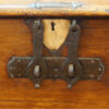 Antique Colonial valuables chest, lock