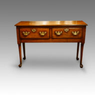 Antique oak and elm dresser base