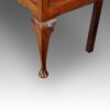 Antique oak cabriole leg dresser base with inlay leg