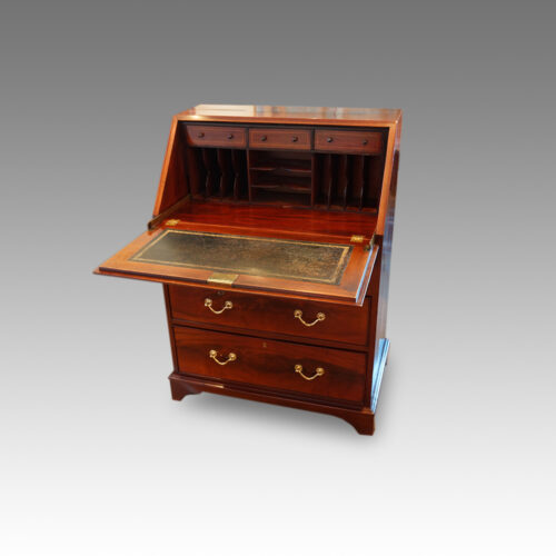 Edwardian mahogany bureau fall down