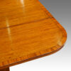 Georgian mahogany sofa table cross banding detail