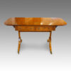 Georgian mahogany sofa table open