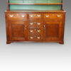 Georgian oak north country dresser with rack