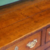 Georgian oak north country dresser with rack,5