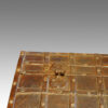 Small Indian iron bound marriage chest detail