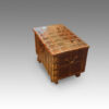 Small Indian iron bound marriage chest end