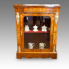 Victorian floral inlaid pier cabinet