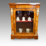 Victorian floral inlaid pier cabinet