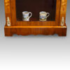 Victorian floral inlaid pier cabinet gilt mounts