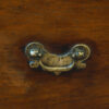 Victorian teak brass bound military trunk brass plate carrying handle