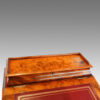 Victorian walnut Davenport with side door lid down