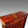 William IV rosewood side cabinet with one drawer top