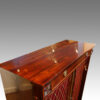 William IV rosewood side cabinet with one drawer top view