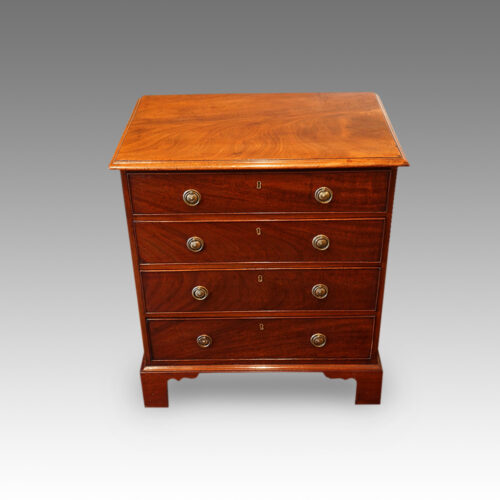 Antique mahogany small chest of drawers