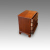 Antique mahogany small chest of drawers detail