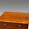 Antique mahogany small chest of drawers top