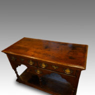 Antique oak dresser side table top