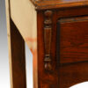 Antique oak narrow potboard dresser base applied turning