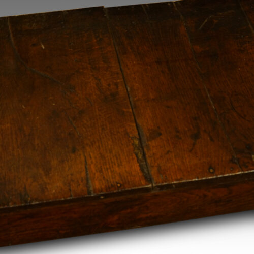 Antique oak narrow potboard dresser base base boards