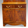 Edwardian mahogany cabinet bookcase base