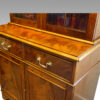 Edwardian mahogany cabinet bookcase surface