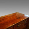 Georgian oak dresser with central drawers top