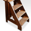 Gothic oak library steps treads