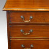 Late Georgian mahogany small chest of drawers handles