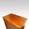 Late Georgian mahogany small chest of drawers top
