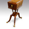 Regency mahogany workbox side