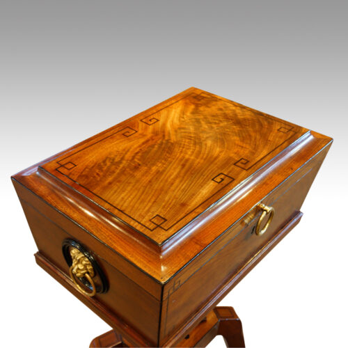 Regency mahogany workbox top