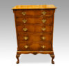 Walnut highboy chest front