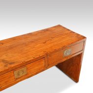 Chinese Elm side table top detail
