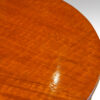 Circular mahogany coffee table detail