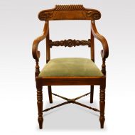 Set of 8 William IV mahogany dining chairs armchair