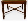 Set of 8 William IV mahogany dining chairs base