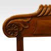 Set of 8 William IV mahogany dining chairs carving of toprail