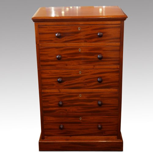 Victorian Heal & Co. mahogany flight of drawers