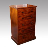 Victorian Heal & Co. mahogany flight of drawers