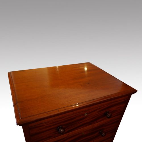 Victorian Heal & Co. mahogany flight of drawers top