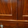 Victorian mahogany press wardrobe door divider