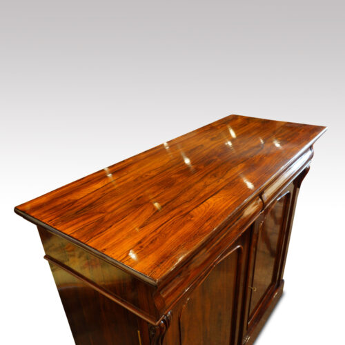 Victorian rosewood chiffonier sideboard top