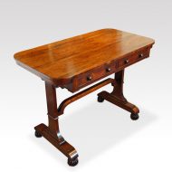 William IV rosewood small library table at angle
